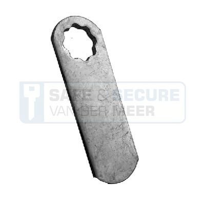 Eurolocks losse sluitlip Ster-aansluiting 2 mm. dik, type 6230440 verloop 1,6 mm. lengte 40 mm.  Eurolocks losse sluitlip Ster-aansluiting 2 mm. dik, type 6230440 verloop 1,6 mm. lengte 40 mm.